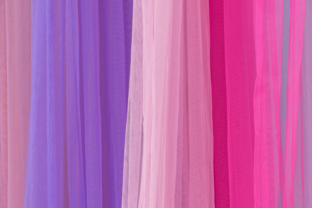 colored curtains